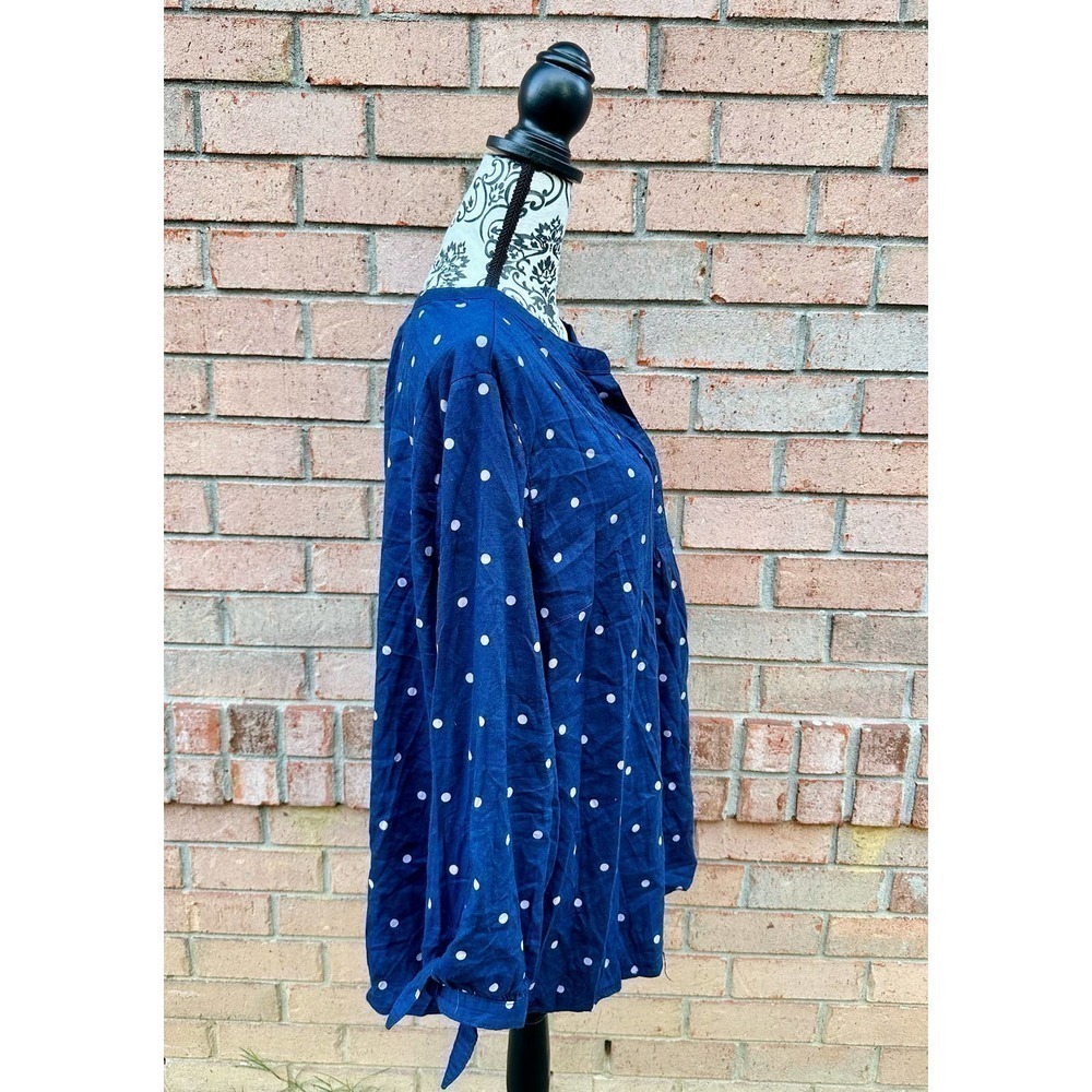 EUC Old Navy Polka Dot Tunic Top Size 2X - Picture 2 of 7